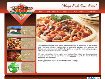 Tarantino Gourmet Sausage